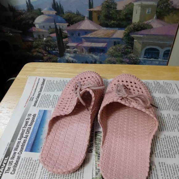 🌉⛵FFG PINK COMFORT SLIPPERS,6🏫 - Picture 6 of 12